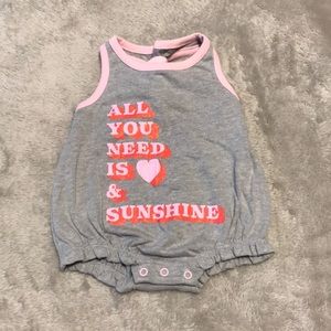 Cute grey romper